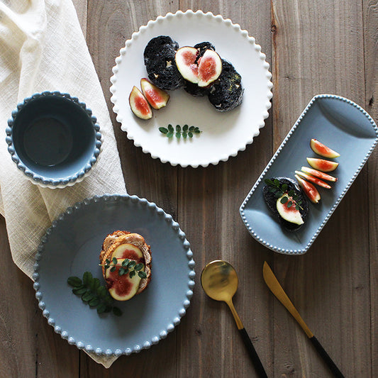 Ceramic breakfast plate