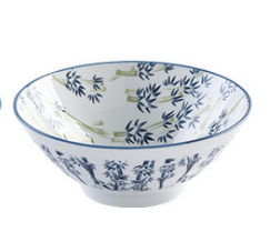 Jingdezhen Underglaze Ceramic Bowl Ramen Bowl Chinese Soup Bowl Salad Bowl