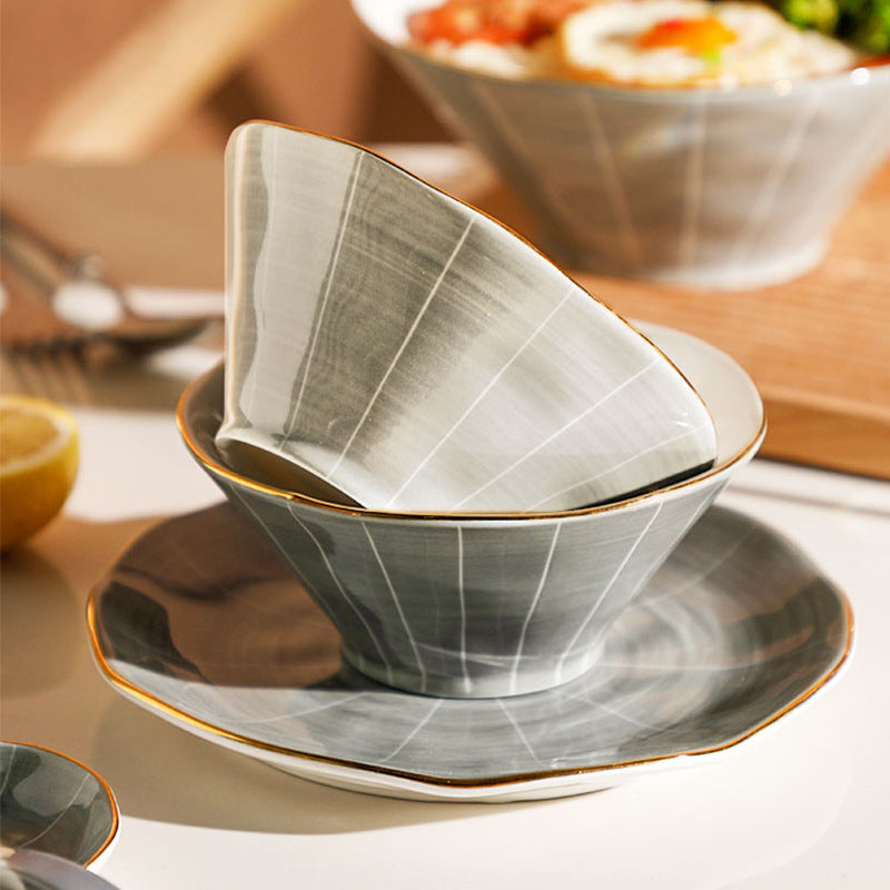 Noodle Soup Bowl Ceramic Ceremonial Tableware