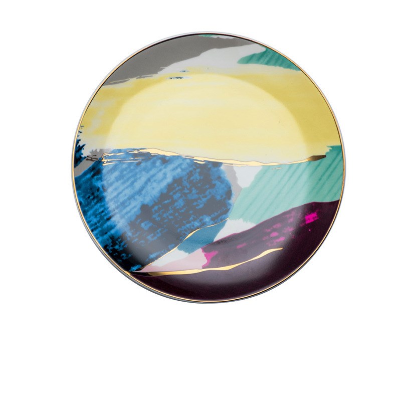 Nordic Color Plate Ceramic Ins Personality Plate