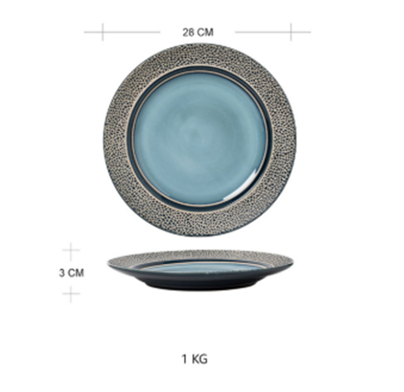 Ceramic Plate Dish Plate Microwave Oven Tableware