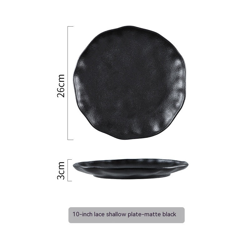 Nordic High-end Ceramic Plate Shallow Plate