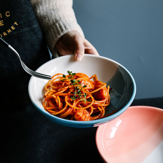 Creative Ceramic Pasta Plate Salad Plate