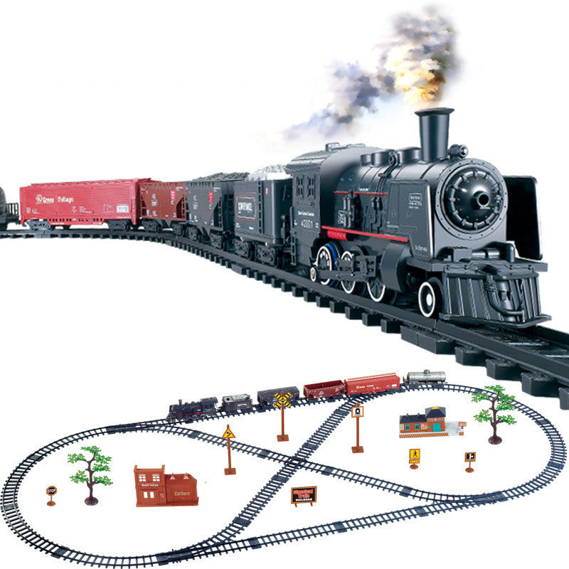 Children's Train Retro Steam Toy Simulation