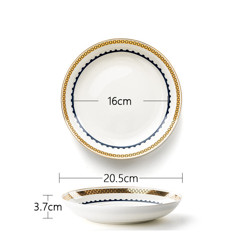 Light Luxury Western Tableware Plate Set Nordic